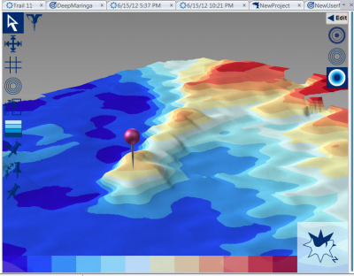 Making a 3D map from a saved track ila_rendered