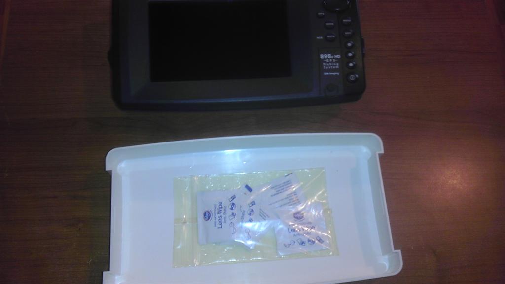 Keeping the screen clean