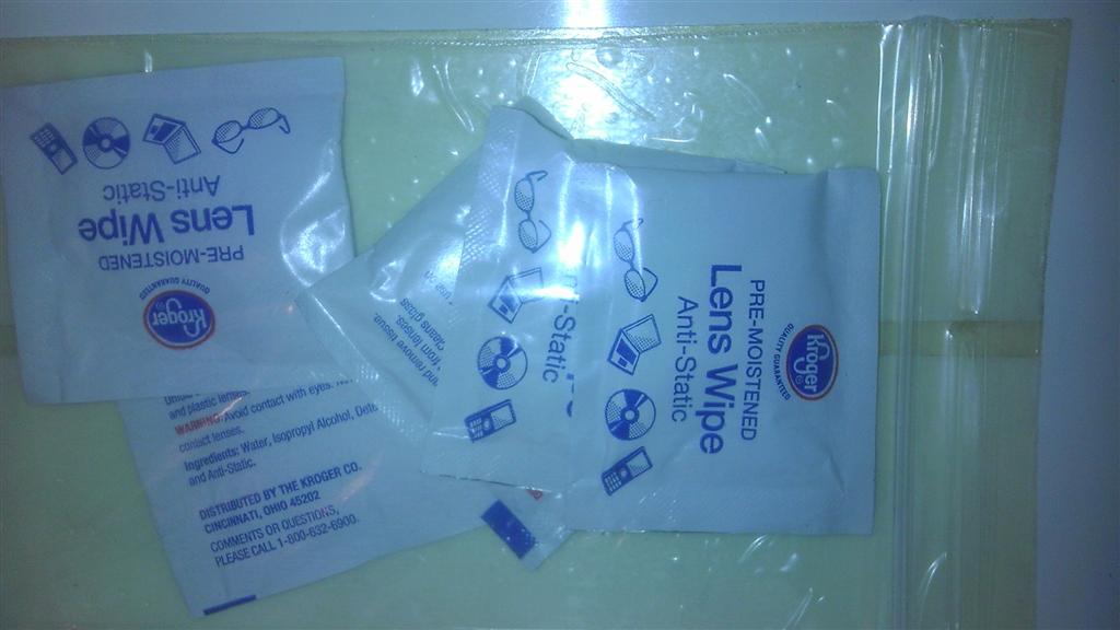 Keeping the screen clean